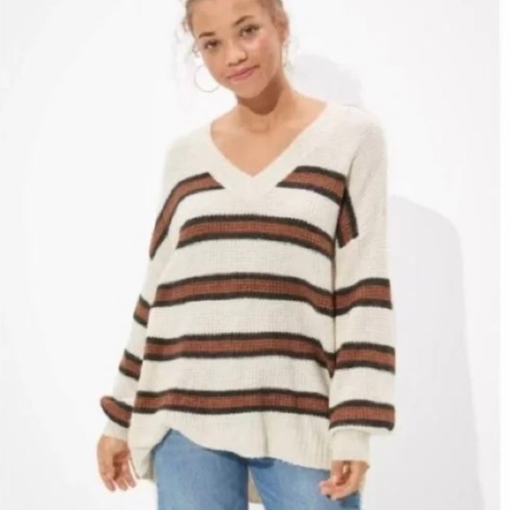 American Eagle Striped Sweater